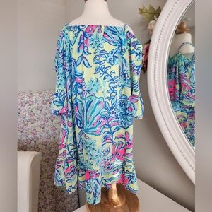 Lilly Pulitzer Tropical Print Kids Casual Dress